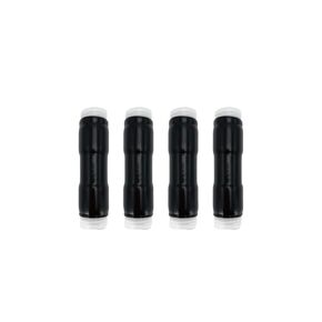 4PCS 1 Inch Cold Shrink Tubing, Coaxial Cable and Wire Insulation Waterproof Sealing, Tool-Free Quick Installation and Superior Protection