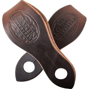 Martin Saddlery Chocolate Harness Leather Medium Slobber Straps Chocolate Medium