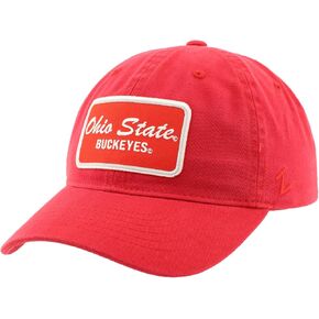 ZHATS Men's Standard NCAA Officially Licensed Hat Scholarship Patch Team Color Brick, One Size
