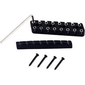Alnicov Headless Guitar 8 String Locking Nut Stop Nuts Guitars Tuning Accessories Set