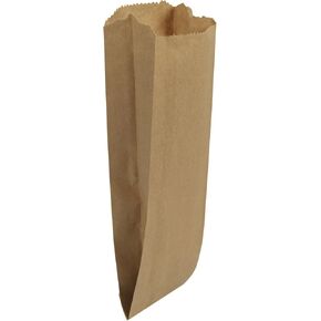 Duro Kraft Paper Wine & Liquor Bags for Pint-Sized Bottles, 3.75x2.25x11.25 Inches, Ideal Paper Gift Bags for Blind Wine Tastings, Retail & Liquor Stores - 500 Count
