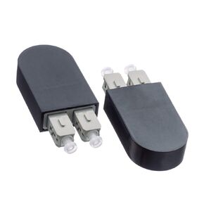 2-Pack SC/UPC Fiber Optic Loopback Adapter Cable, Multimode 50/125 Test Plug for Testing Applications