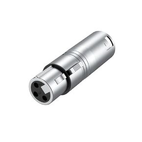 CableCreation [5-Pair XLR Female to Female & XLR Male to Male 3PIN Adapter Connector Compatible Microphone,Mixer,Silver