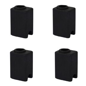 6pcs A1 Mini Silicone Heat Sleeve Hotend Heater Block Silicone Socks of 3D Printer Parts & Accessories, High Temperature Extruder Heating Block Silicone Cover for Bambu Lab A1/A1 Mini