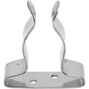 Stainless Steel Boat Hook Spring Clamp Holder Bracket Clip Versatile Hook for Boat RV Home Silver