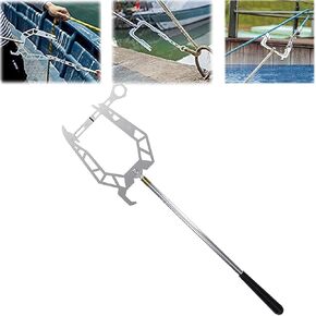 Telescoping Automatic Boat Dock Hook