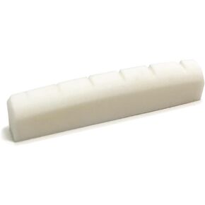 43mm Flat Bottom Slotted Bone Nut Compatible with Gibson Electric Guitar BNT-110W