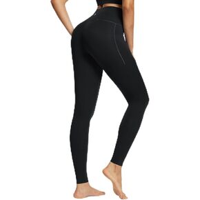 BALEAF Freeleaf Collection-Women's 27" Inseam Yoga Leggings with Pockets for Women, Longline Sports Bra, Molded Cup Workout Tank Yoga Tops