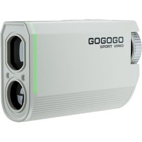 Gogogo Sport Vpro Rechargeable Golf Rangefinder 7X Magnification 1200 Yards Range Finder for Tournament with Flag-Lock, Vibration