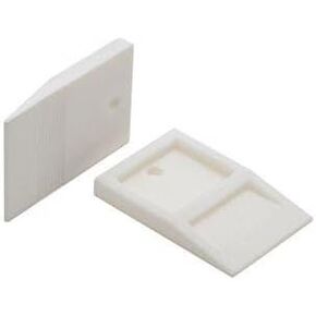 1/8" White Wedge Spacers (100/bag)