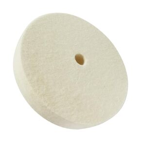 8 Inch Soft Wool Buffing Wheel - 5/8 Inch Arbor Hole Wool Felt Polishing Wheel for Stainless Steel Metal Fits Bench & Die Grinder