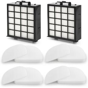 AZ4002 Replacement filter for Shark Detect Pro Max Upright Vacuum AZ4000 AZ4002 AZ4000C, Compare to Part # XHFAZ4000# XFFKAZ4000, 2 Pack Hepa Filters+ 4 Pack Foam & Felt Filters