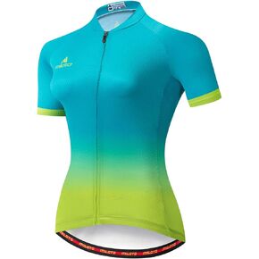 Aogda Cycling Jerseys Women Bike Tops Bicycle Shirts Ladies Biking Clothing