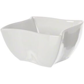 American Metalcraft SQVY5 Bowls, 5.5" Length x 5.5" Width, White