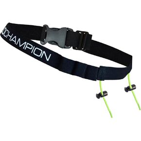 VeloChampion Running, Triathlon, Marathon Number Belt. No pins Needed. - Stretch Fit & Comfortable. No Pins Needed Gel Loop Belt (2)