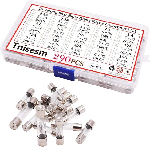 Tnisesm 20 جهاز كمبيوتر شخصى الصمامات ضوء عيد الميلاد 3A 3.6x10mm 125V الصمامات الزجاجية ضربة سريعة، الصمامات الصغيرة الصغيرة، سلسلة عيد الميلاد في الهواء الطلق ضوء المكونات مروحة الصمامات in Kuwait