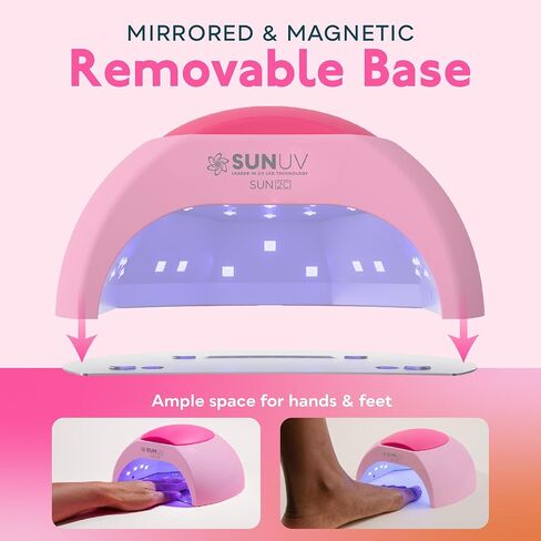 مصباح صن UV SUN2C LED بالأشعة فوق البنفسجية مع 4 إعدادات مؤقت (48W) in Kuwait