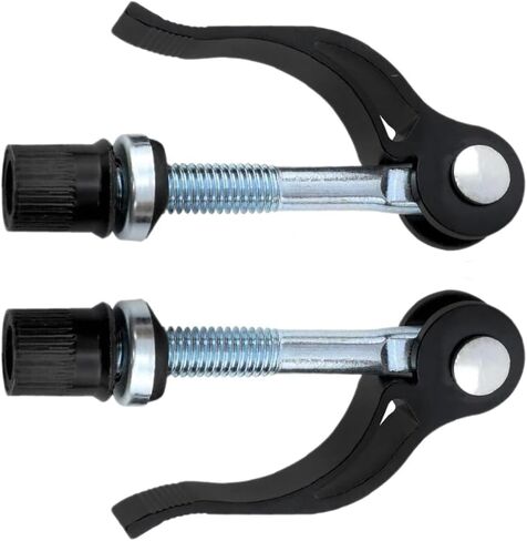 مشبك مقعد الدراجة M8x65، قطعتان من سبائك الألومنيوم للدراجة، أجزاء سرج سريعة الفك للمقعد للدراجات القابلة للطي، الدراجة الجبلية، أسود in Kuwait