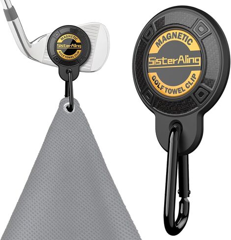 Magnetic Clip for Golf Towel,Removable Industrial Magnetic Accessories Design for Strong Hold to Golf Carts or Clubs in Kuwait
