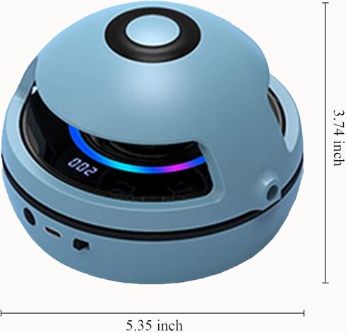 حبل قفز اللياقة البدنية الإلكتروني، حبل قفز محمول مزود بمحرك، تصميم بدون حبل، استمتع بالتمرين مع آلة حبل القفز الذكية المجهزة بـ 10 سرعات وعداد القفز (أزرق) in Kuwait