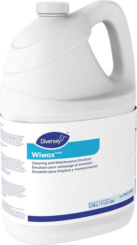 Diversey 94512767 Wiwax Cleaning & Maintenance Emulsion Liquid, Commercial Strength Sealer for Rubber, Concrete & Stone Floors, Concentrate, 1-Gallon in Kuwait