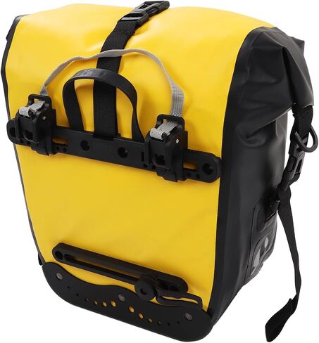 VGEBY Bike Rear Rack Bag, Outdoor Waterproof Bicycle Saddle Bag for Long Distance Riding Cycling Yellow Fit Most Bicycle Rack in Kuwait