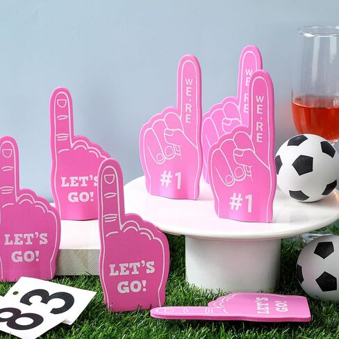 Sinmoe 24 Pcs Mini Foam Finger Sport Fan Foam Mini Finger, We're #1 Sports Themed Party Supplies for Baseball Basketball Soccer Events Team Gifts(Dark Blue) in Saudi Arabia