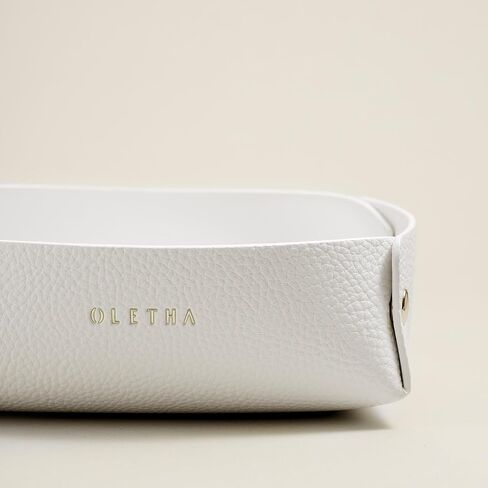 OLETHA Napkin Holder for Luncheon Napkins - Aesthetic Desk Decor for Kitchen & Dining Table - Light Taupe in Saudi Arabia