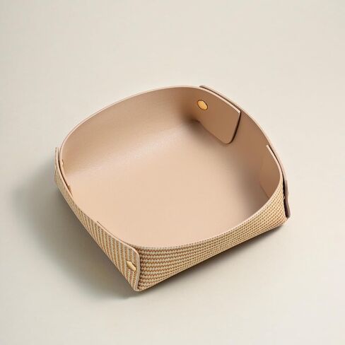 OLETHA Napkin Holder for Luncheon Napkins - Aesthetic Desk Decor for Kitchen & Dining Table - Light Taupe in Saudi Arabia