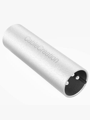 CableCreation [5-Pair XLR Female to Female & XLR Male to Male 3PIN Adapter Connector Compatible Microphone,Mixer,Silver in Kuwait