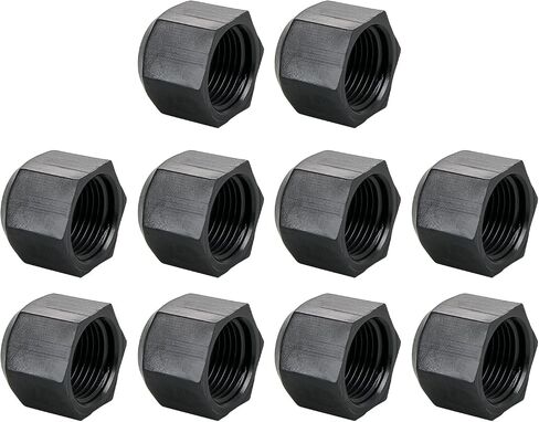 Plastic Flare Cap,7/8-16UNF Female Thread 45 Degree SAE Flare Tube Fitting Valve Cap Plug Stop for Air Conditioner Refrigeration(10 Pac) in Saudi Arabia