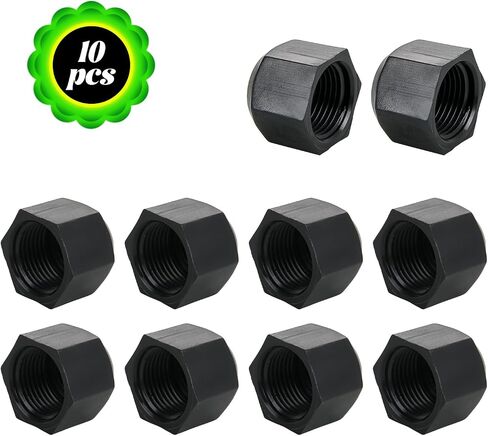 Plastic Flare Cap,7/8-16UNF Female Thread 45 Degree SAE Flare Tube Fitting Valve Cap Plug Stop for Air Conditioner Refrigeration(10 Pac) in Saudi Arabia
