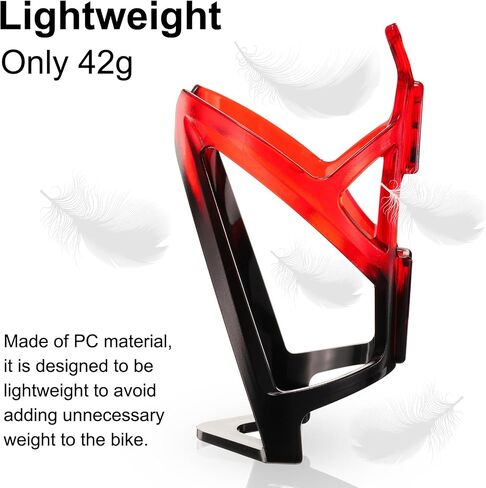 HARFINGTON Bike Water Bottle Holder PC Universal Bicycle Bottle Cages Ultralight Cycling Hydration Brackets with Screws for Bike in Saudi Arabia
