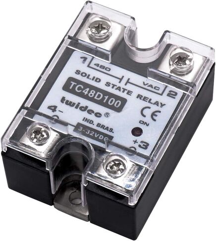 Twidec/Output Single Phase SSR Solid State Relay 25A 3-32V DC to 24-480V AC SSR-25DA in Saudi Arabia