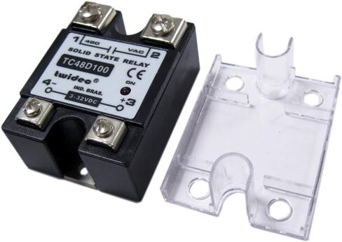 Twidec/Output Single Phase SSR Solid State Relay 25A 3-32V DC to 24-480V AC SSR-25DA in Saudi Arabia