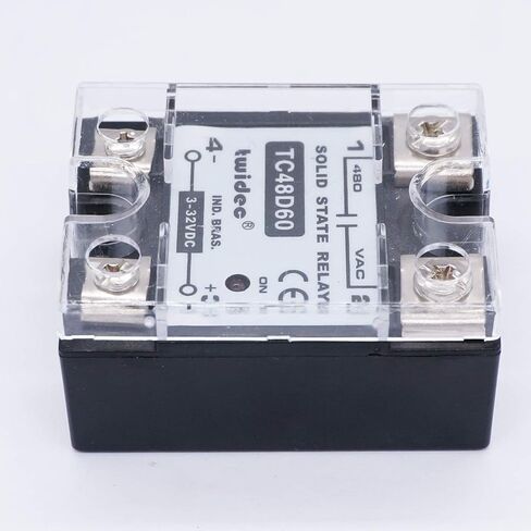 Twidec/Output Single Phase SSR Solid State Relay 25A 3-32V DC to 24-480V AC SSR-25DA in Saudi Arabia