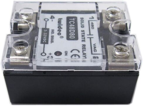 Twidec/Output Single Phase SSR Solid State Relay 25A 3-32V DC to 24-480V AC SSR-25DA in Saudi Arabia