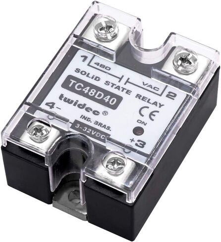Twidec/Output Single Phase SSR Solid State Relay 25A 3-32V DC to 24-480V AC SSR-25DA in Saudi Arabia