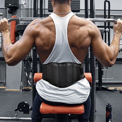 Weight Lifting Belt for Men Women, 8"" Back and Lumbar Support Gym Belt for Bodybuilding, Fitness, Powerlifting, Cross Training in Saudi Arabia