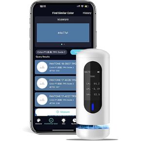 أداة مطابقة ألوان الطلاء المصغرة 4 مقياس الألوان RGB HEX قارئ الألوان Snap Match Pro مقياس الألوان قيم الألوان الرقمية