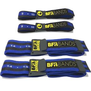 Bands Blood Flow Restriction Bands for Arms Legs & Glutes Extra Wide 2" Straps for Occlusion Training Quick-Release Elastic Strap Ideal for Muscle Growth Without Heavy Weights