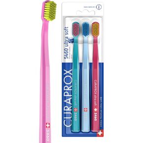 Curaprox 5460 Ultrasoft Toothbrush, 3 Pack
