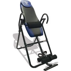 Body Vision IT9825 Premium Inversion Table with Removable Head Pillow & Lumbar Support Pad, - Heavy Duty - up to 250 lbs., Blue