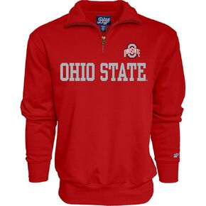 Ohio State Buckeyes Quarter Zip Sweatshirt Team Color