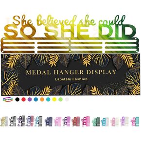 Race Medal Holder Wall Hanger,Marathon Medal Display and Runner Medal Hanger Display,Bib Running Medal Display, Running Medal Hanger Display,Medal Holder for Wall, Sports Medal Hanger Display Gifts