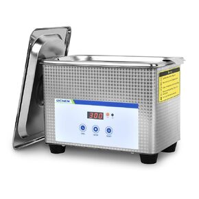 LICHEN 6.5L Ultrasonic Cleaner Professional Jewelry Cleaner with Digital Timer&Heater, Stainless Steel Cleaning Machine, Drain Valve & Hose Included for Lab, Jewelry, Glasses, Watches, Tools