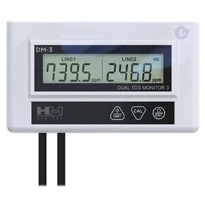 جهاز قياس شاشة رقمي مزدوج TDS/EC من HM DM-3، جهاز قياس DM-2 DM-2EC مطور