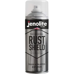 JENOLITE Rust Shield Aerosol - 400ml (13.5 fl oz) - High Protection Against Rust & Corrosion - Ultimate Rust Prevention for Cars & Motorcycles