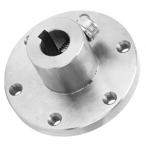 Flange Coupling, 12mm Flange Coupling Stainless Steel RC Key Hub Shaft Coupling for RC Model Motors