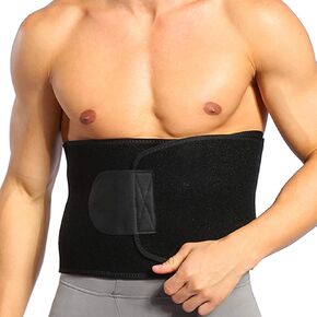Tbest Yoga Slim Fit Waist Belt Women Waist Trainer Belt Trimmer Exercise Burn Fat Body Shaper Belly Band Sweat Sports Girdle Belt